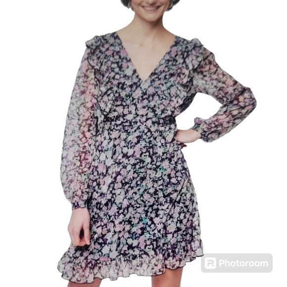 Vero Moda Vmina Inga Ditzy Floral Short Babydoll Ruffle Dress Nordstrom NEW - Picture 16 of 16